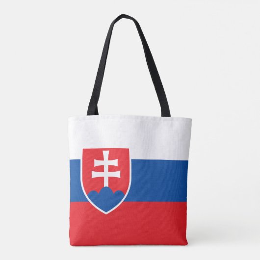Slovakia Flag Tote Bag (Achterkant)