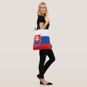 Slovakia Flag Tote Bag (Op model)
