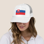 Slovakia Flag Trucker Pet (In situ)