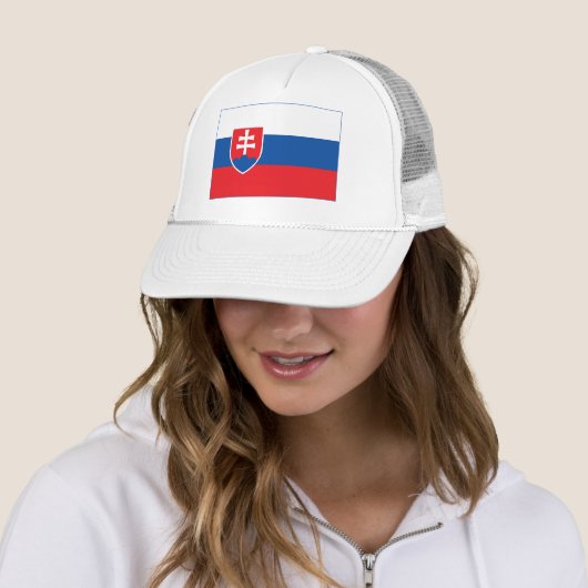 Slovakia Flag Trucker Pet (In situ)