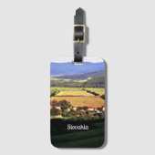 Slovakia landschappelijk landschap bagagelabel (Voorkant (verticaal))