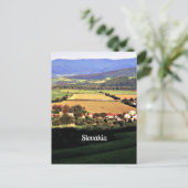 Slovakia landschappelijk landschap briefkaart (Staand voorkant)