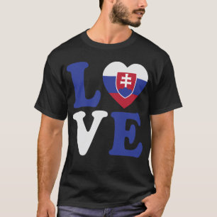 Slovakia Loveheart T-shirt