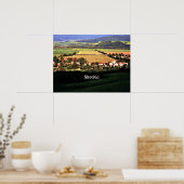 Slovakia pittoresk landschap poster (Keuken)
