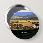 Slovakia Ronde Button 4,0 Cm (Voorkant /achterkant)