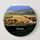 Slovakia Ronde Button 4,0 Cm (Voorkant)