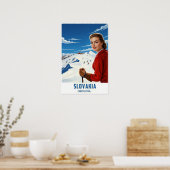 Slovakia ski-poster poster (Keuken)
