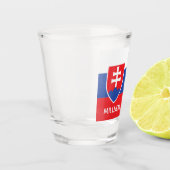 Slovakia Slovakian Flag Emblem Europe Shot Glas (Links)