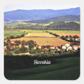 Slovakia Vierkante Sticker (Voorkant)