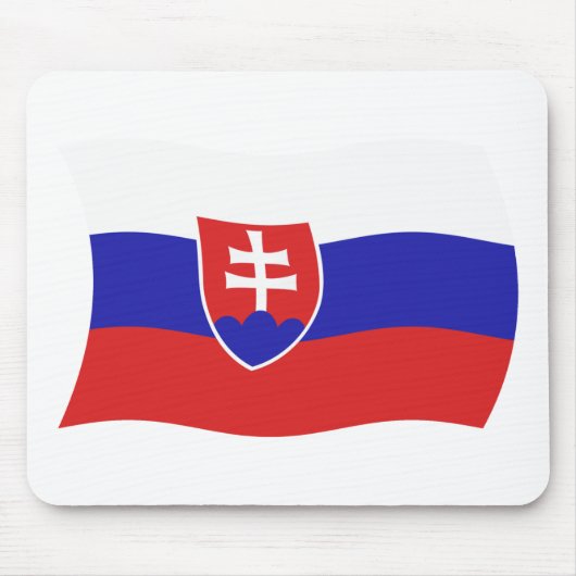 Slovakia Vlag Muismat (Voorkant)