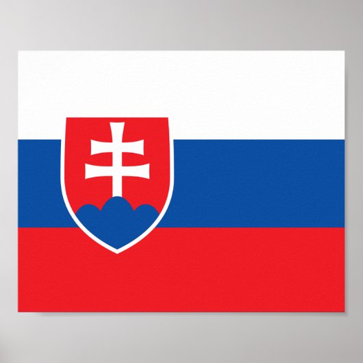 Slovakiaanse vlag poster (Voorkant)