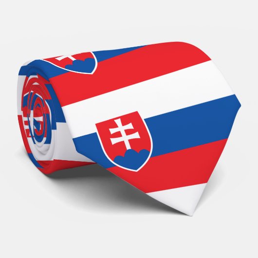 Slovakiaanse vlag stropdas (Opgerold)