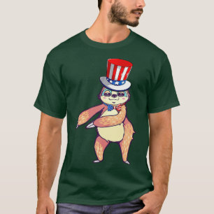 Slovakije - amerikaans Pet - patriottisch op 4 jul T-shirt