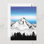 Slovakije Berg Briefkaart (Voorkant / Achterkant)