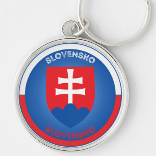 Slovakije Erfgoed Embleem Sleutelhanger