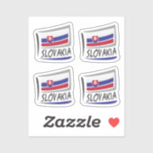 Slovakije Pride X vlag Sticker (Vel)