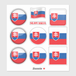 Slovakije stickers & Slovakije Vlag Hart /sport