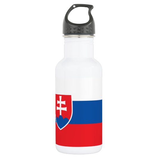 Slovakije Vlag Liberty Bottle Waterfles (Voorkant)