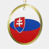 Slovakije Vlag Ornament (Links)