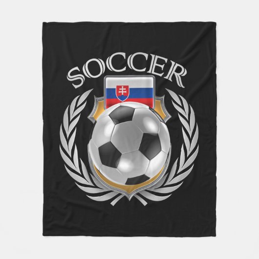 Slovakije Voettuig 2016 Fleece Deken (Voorkant)