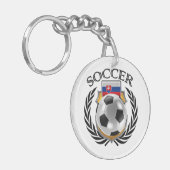 Slovakije Voettuig 2016 Sleutelhanger (Voorkant Links)