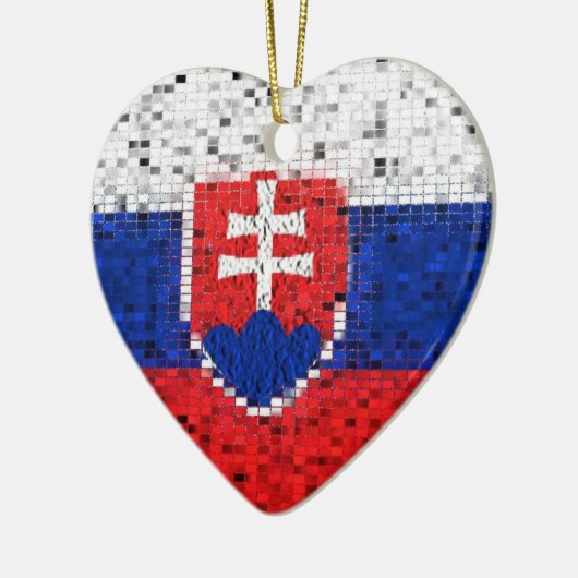 Slovakijkkaneel Keramisch Ornament (Links)