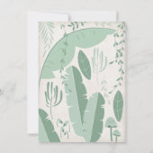 Slovakte Oerwoud Birthday Party Kaart (Achterkant)