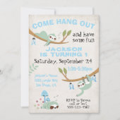 Slovakte Oerwoud Birthday Party Kaart (Voorkant)