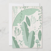 Slovakte Oerwoud Birthday Party Kaart (Achterkant)