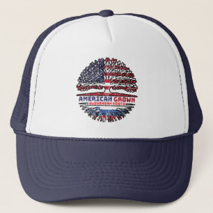 Sloveens - Amerikaans - Verenigde Staten - vlag va Trucker Pet