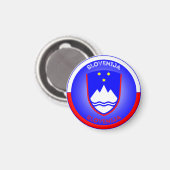 Sloveens Erfgoed Embleem Magneet (Voorkant / Achterkant)
