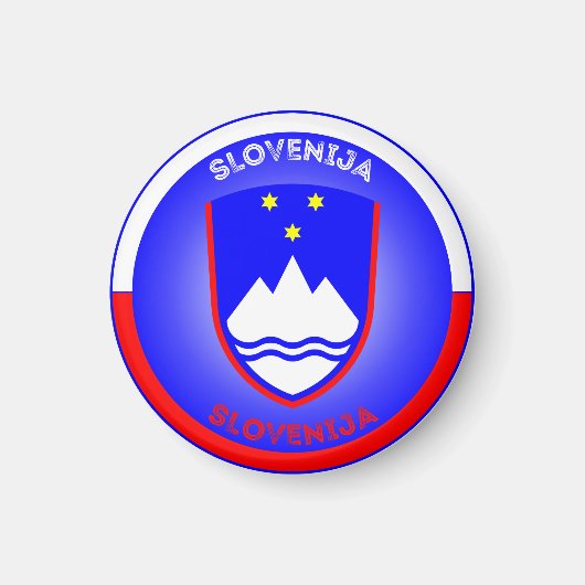 Sloveens Erfgoed Embleem Magneet (Voorkant)