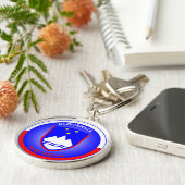 Sloveens Erfgoed Embleem Sleutelhanger (Zijkant)