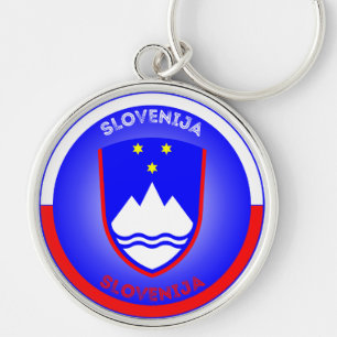 Sloveens Erfgoed Embleem Sleutelhanger