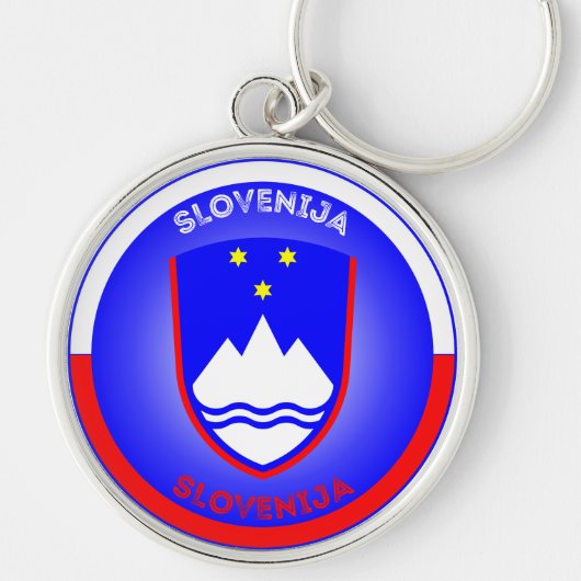 Sloveens Erfgoed Embleem Sleutelhanger (Voorkant)