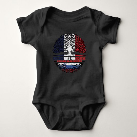Sloveens - frankrijk - boomrootenvlag romper (Voorkant)