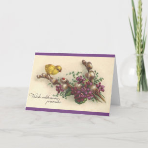 Sloveens paasWenskaart Feestdagen Kaart