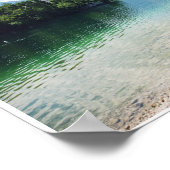 Sloveense bergen en Bohinj Landscape Foto Poster (Hoek)