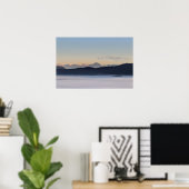 Sloveense bergen en moerasmat in valley poster (Thuiskantoor)