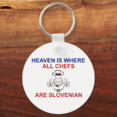 Sloveense Chefs Sleutelhanger (Voorkant)