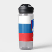 Sloveense fles, patriottische Sloveense vlag Waterfles (Voorkant)
