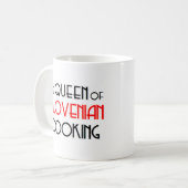 sloveense kookkoningin koffiemok (Voorkant links)