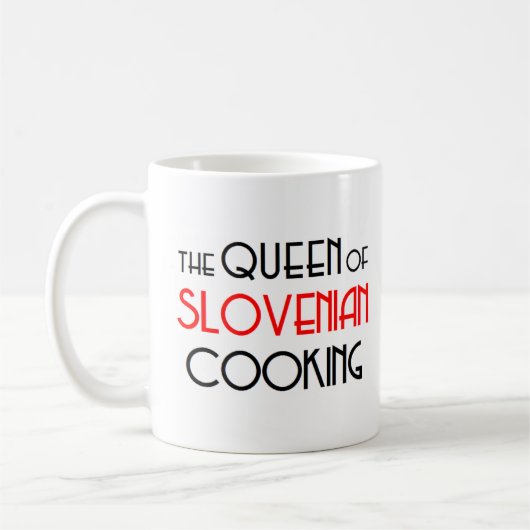 sloveense kookkoningin koffiemok (Links)