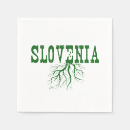 Sloveense krant Art Slovene Servetten
