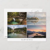 Sloveense landschappen rond Bled collage souvenir Briefkaart (Voorkant / Achterkant)