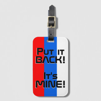 Sloveense nationale vlag Funny Patriotic Bagagelabel