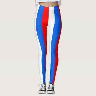 Sloveense nationale vlag Verticaal gestreept Leggings