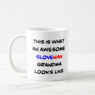 sloveense oma , geweldige koffiemok