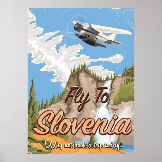 Sloveense reisposter met  stijl poster (Voorkant)