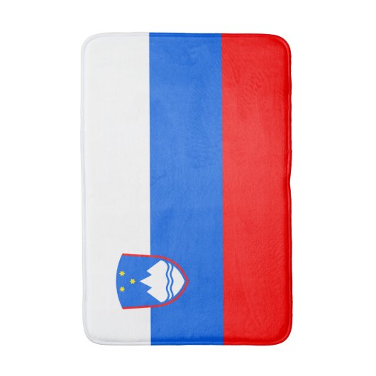 Sloveense vlag badmat (Voorkant Verticaal)
